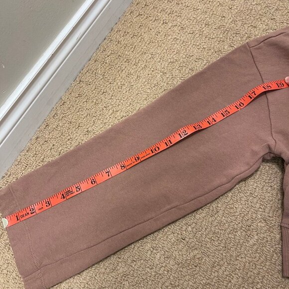 Dynamite Cropped Crewneck Sweater Rose Brown - XS - Picture 10 of 10
